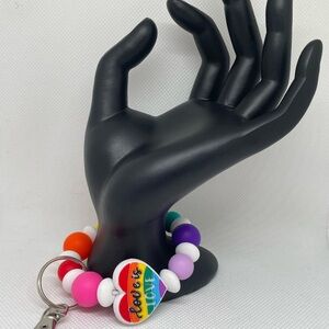 Stylish Colorful Beaded Keychain Bracelet
Expertly Made, Exclusively Yours